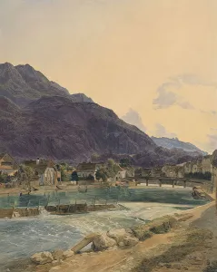 Bad Ischl, 1836. Artist: Waldmuller, Ferdinand Georg (1793-1865)