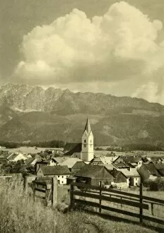 Steeple Collection: Bad Mitterndorf, Styria, Austria, c1935. Creator: Unknown
