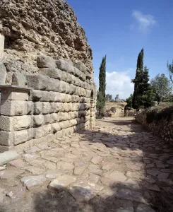 Badajoz Merida Teatro Romano. Restos De LA Calzada Que Daba Acceso a Los Vomitorios
