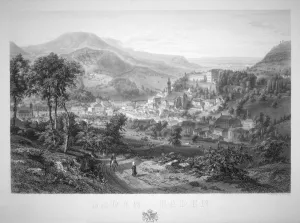 Baden Baden, 19th century. Artist: Eduard Willman
