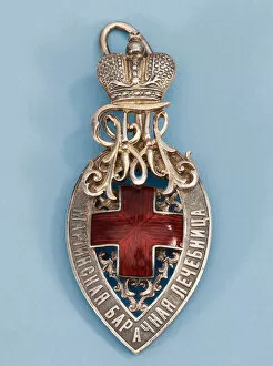 Badge of honour of the Mariinsky Hospital. Artist: Orders, decorations and medals