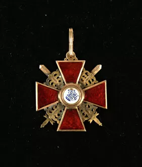 Badge of the Order of Saint Anna, Third Class, Late 18th cent.. Artist: Orders, decorations and medals