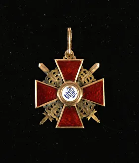 Orders Prints: Badge of the Order of Saint Anna