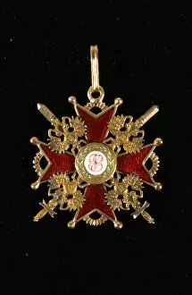 The Badge of the Order of Saint Stanislaus, Third Class. Artist: Orders, decorations and medals