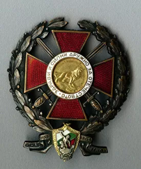 Balkan War Gallery: Badge of the Younak Legion for participation in the Balkan war