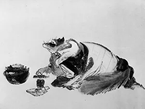 Badger, 19th century. Creator: Hokusai School