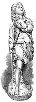 The Baffled Hawk, by A. Munro, in the exhibition of the Royal Academy, 1868. Creator: Unknown