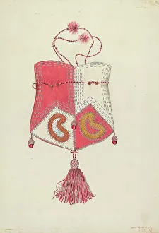 Ladys Prints: Bag, 1935/1942. Creator: Ann Gene Buckley