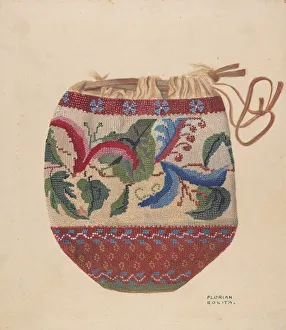 Ladys Accessory Prints: Bag, c. 1936. Creator: Florian Rokita
