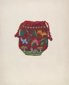 Harriette Gale Prints: Bag, c. 1940. Creator: Harriette Gale