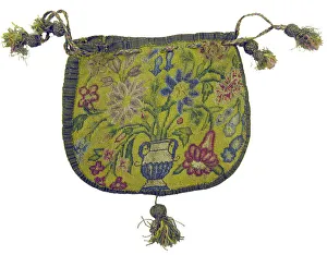 Tassels Prints: Bag, England, 17th century. Creator: Unknown
