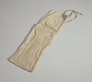 Calipers Gallery: Bag for sliding caliper used by Dr. Montague Cobb, mid 20th century. Creator: Unknown