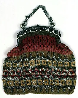 Fashion Accessory Prints: Bag, United States, c. 1840. Creator: Unknown