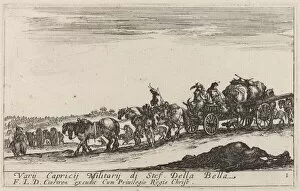 Baggage Train, c. 1641. Creator: Stefano della Bella