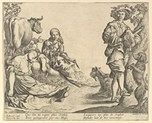 Bagpipe Player, 1610-50. Creator: Pierre Brebiette