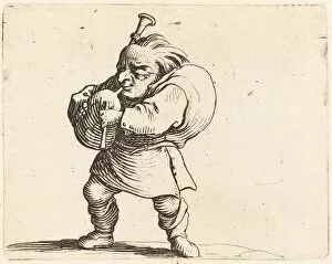 Bagpipes Gallery: The Bagpipe Player, c. 1622. Creator: Jacques Callot