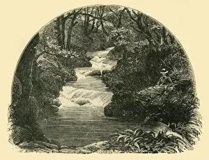 Running Water Gallery: Bagworthy Waterslide, 1898. Creator: Unknown