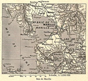 Islands Prints: Baie de Manille; Les Terres Du Pacifique, 1914. Creator: Unknown