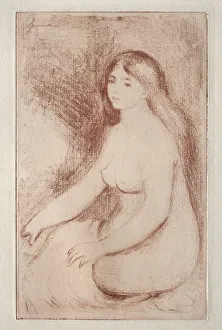 Baigneuse assise, c. 1905. Creator: Pierre-Auguste Renoir (French, 1841-1919)