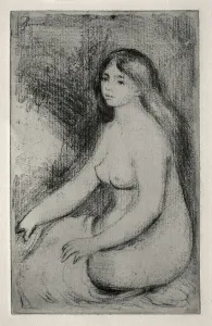 Baigneuse assise, c. 1905. Creator: Pierre-Auguste Renoir (French, 1841-1919)