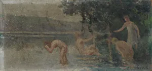 Baigneuses, late 19th-early 20th century. Creator: Maximilien Luce