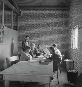 Bureaucracy Prints: Bakersfield, California Applications for grants during cotton pickers strike