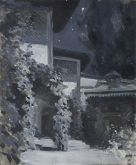 Korovin Prints: Bakhchisaray Palace. Illustration to the poem The Fountain of Bahcesaray by A