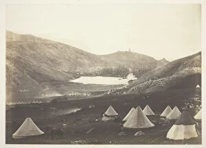 Encampment Gallery: Balaklava from Guards Hill, 1855. Creator: Roger Fenton