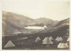 Salted Paper Print From The Album And Prints: Balaklava from Guards Hill, 1855. Creator: Roger Fenton