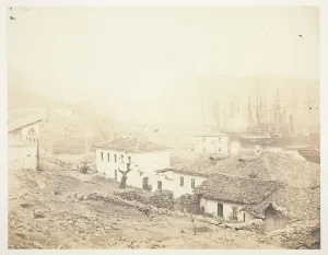 Crimea Ukraine Gallery: Balaklava, looking Seawards, 1855. Creator: Roger Fenton