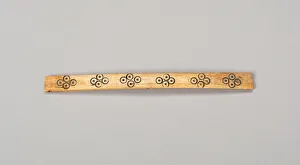 Bone Collection: Balance-Beam Scale with Incised Circles in Diamond Pattern, A.D. 500 / 800