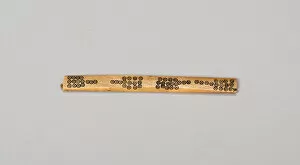 Bone Collection: Balance-Beam Scale with Incised Circles in Paddle-like Design, A.D. 1000 / 1470