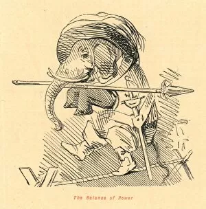 The Comic History Of England Gallery: The Balance of Power, 1897. Creator: John Leech