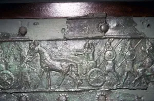 Marching Prints: Balawat gates, Assyrian horsemen, 899 BC