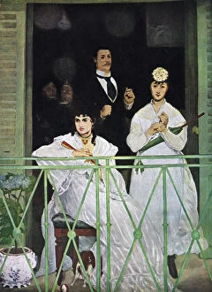 Impressionism Collection: The Balcony, 1868-1869.Artist: Edouard Manet
