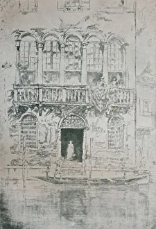 A Mcneill Whistler Prints: The Balcony, 1879-1880, (1925). Creator: James Abbott McNeill Whistler