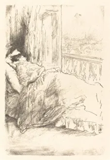 By the Balcony, 1896. Creator: James Abbott McNeill Whistler