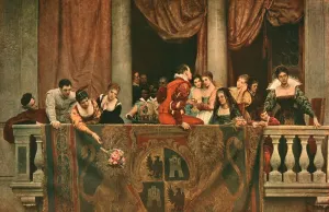 Balcony Scene at the Carnival, 1879-1879, (c1902). Creator: Unknown
