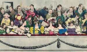 Balcony at the theatre, 19th century? Creator: Unknown