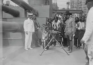 Training Ship Prints: Bald Eagle on U.S.S. Recruit, 28 Jul 1917. Creator: Bain News Service