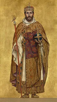 Vriendt Prints: Baldwin III, Count of Flanders, 1889. Creator: Vriendt, Albrecht de (1843-1900)