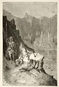 Myth Collection: Balin Slays Sir Lanceor, from Stories of the Days of King Arthur by Charles Henry Hanson, pub