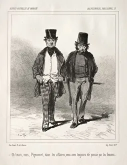 Baliverneries Parisiennes. Creator: Paul Gavarni (French, 1804-1866)