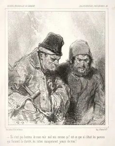Baliverneries Parisiennes. Creator: Paul Gavarni (French, 1804-1866)