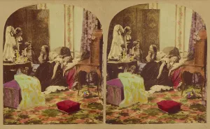 Joseph John Elliott Prints: After the Ball, about 1860. Creators: London Stereoscopic & Photographic Co