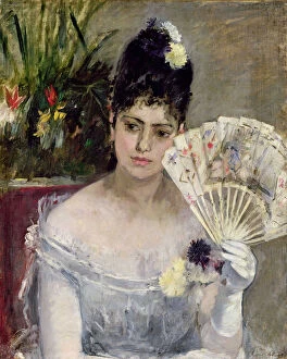 Berthe 1841 1895 Gallery: At the ball (Au bal), 1875. Artist: Morisot, Berthe (1841-1895)