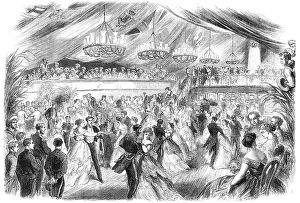 Ball Dress Prints: Ball on board H.M.S. Royal Alfred