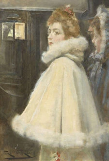 Belle Epoque Gallery: Before the ball. Creator: Ribera Cirera, Román (1848-1935)