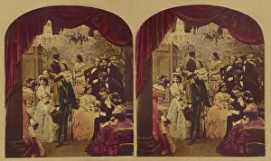 Joseph John Elliott Prints: The Ball Room, about 1857. Creators: London Stereoscopic & Photographic Co