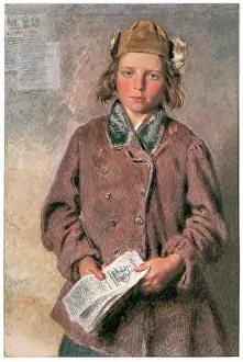 Hunt Prints: The Ballad Singer, 1841. Creator: William Henry Hunt
